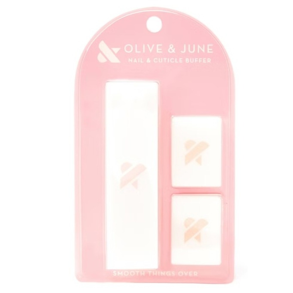 Olive & June Nail and Cuticle Buffer Set Professional Manicure Prep Tool New
